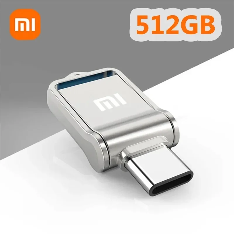 Xiaomi USB 3.2 2TB Flash Drive High Speed USB 512GB 1TB Type-C Interface Dual-Use Flash Memory Stick For Mobile Phone Computer