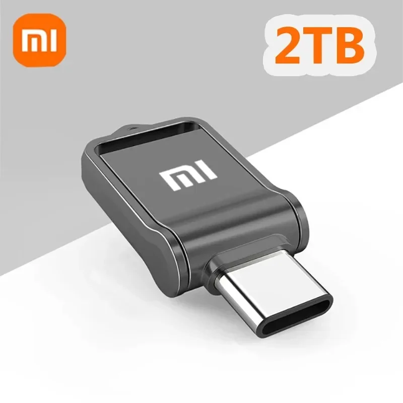 Xiaomi USB 3.2 2TB Flash Drive High Speed USB 512GB 1TB Type-C Interface Dual-Use Flash Memory Stick For Mobile Phone Computer