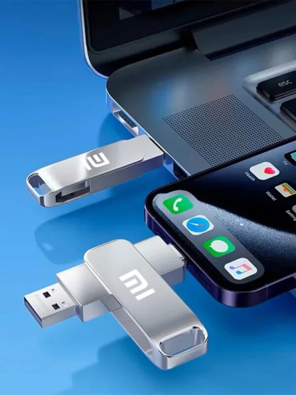 Xiaomi 16TB 3.0 USB Flash Drive Metal High-Speed Pen Drive 2TB 512GB Waterproof Type-C Usb PenDrive For Computer Storage Devices - Image 3