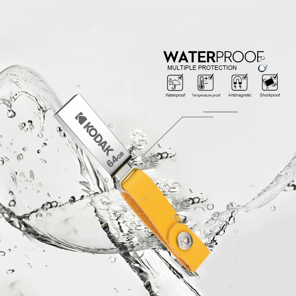 KODAK K122 Metal USB Flash Drive 32GB Memory stick pen drive USB2.0 pendrive Disk U Disk memoria Type-C adapter