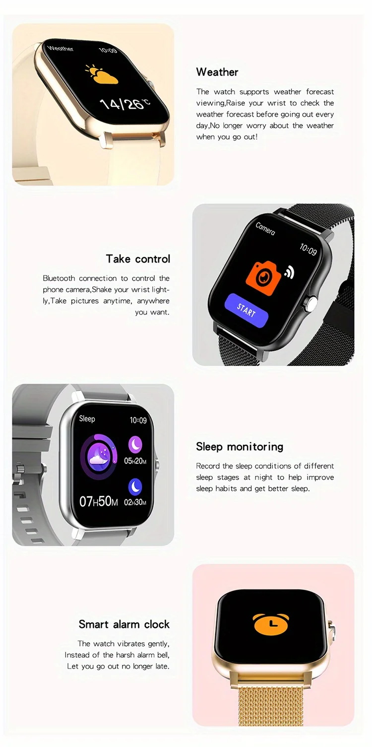 Smartwatch1.83 inch Voice Assistant  Bluetooth Call Sports Fitness Hot Selling Smartwatch Men Women For Android iOS 2024 New