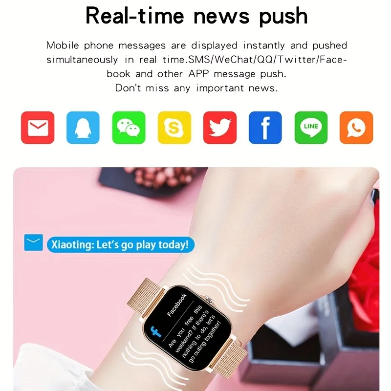 Smartwatch1.83 inch Voice Assistant  Bluetooth Call Sports Fitness Hot Selling Smartwatch Men Women For Android iOS 2024 New