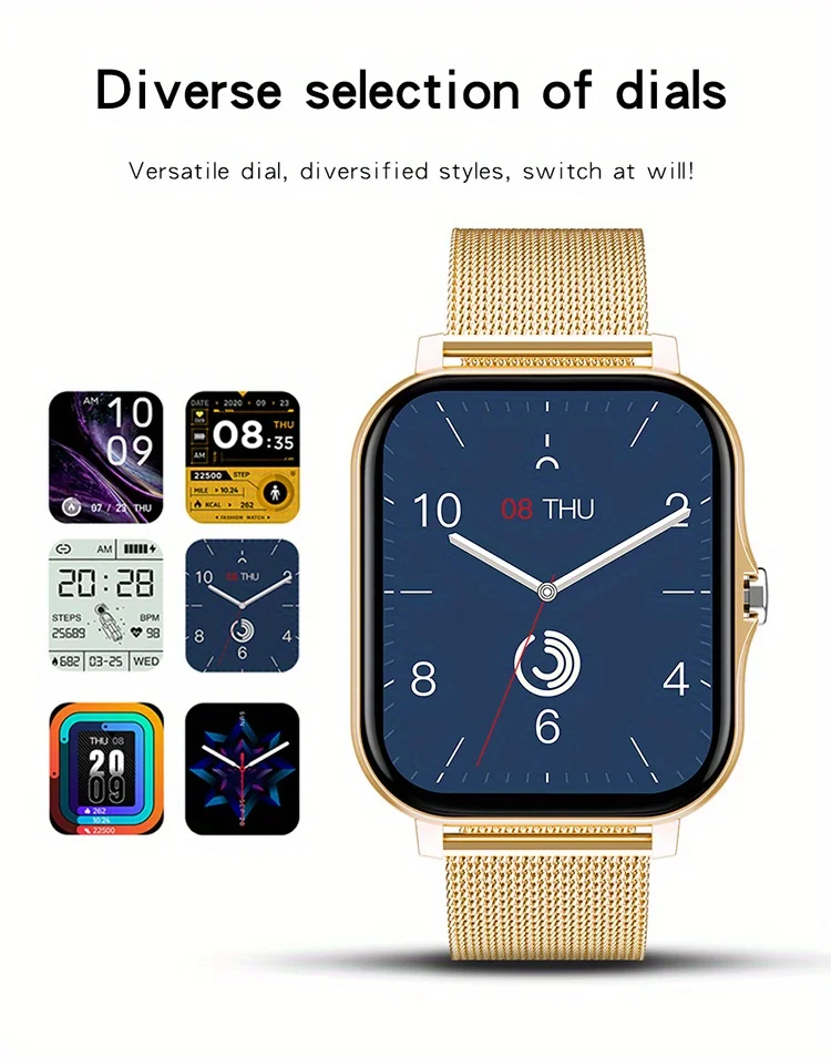 Smartwatch1.83 inch Voice Assistant  Bluetooth Call Sports Fitness Hot Selling Smartwatch Men Women For Android iOS 2024 New