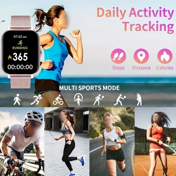 Smartwatch1.83 inch Voice Assistant  Bluetooth Call Sports Fitness Hot Selling Smartwatch Men Women For Android iOS 2024 New - Image 3