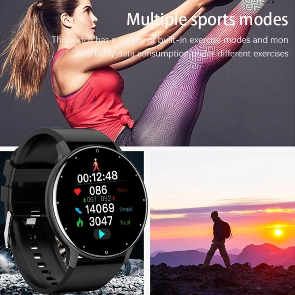 LIGE 2024 Smart Watch Women Men Lady Gift Sport Fitness Watches Heart Rate Monitor Waterproof Smartwatch For Xiaomi Android IOS - Image 6