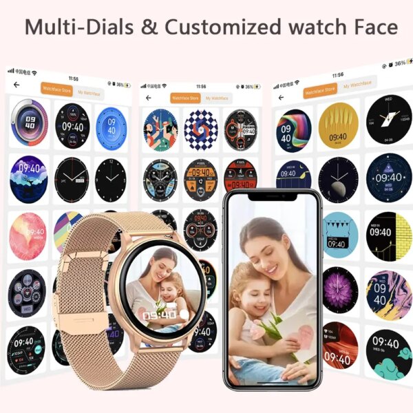 MEVADEN Bluetooth Call Smart Watch Women Custom Dial Watches Men Sport Fitness Tracker Heart Rate Smartwatch For Android IOS Y22 - Image 6