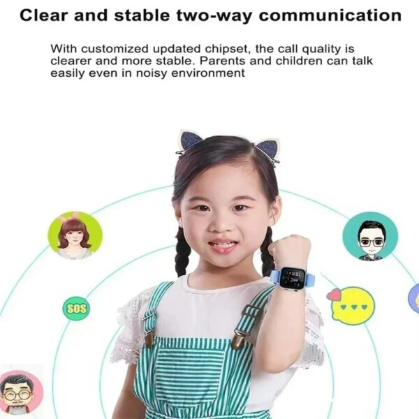 Xiaomi Kids 4G Smart Watch SOS GPS Location Video Call Sim Card Child SmartWatch Camera Waterproof Upgrade Watch For Boys Girls - Image 4