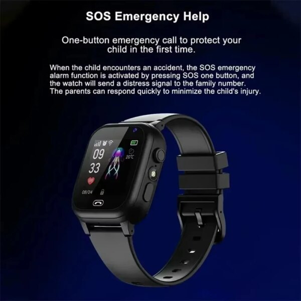 Xiaomi Kids 4G Smart Watch SOS GPS Location Video Call Sim Card Child SmartWatch Camera Waterproof Upgrade Watch For Boys Girls - Image 5