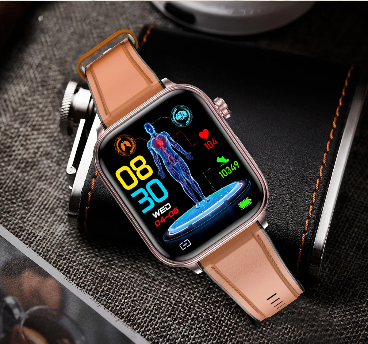 Medical Grade Smart Watch Women Blood Glucose Lipid and Uric Acid AI Diagnostic Detector Women Menstrual Health Tracker 2024 New