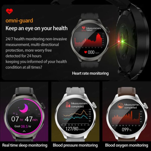 2024 New For HUAWEI Outdoor Sport Smart Watch Men 1.85 inch HD AMOLED Screen GPS Compass Altimeter Waterproof BT Call smartwatch - Image 6