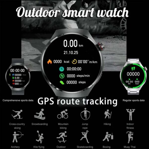 For HUAWEI WATCH 4 Pro Space Exploration Edition GPS NFC Smart Watch Men AMOLED Screen Bluetooth Call Waterproof Man Smartwatch - Image 3