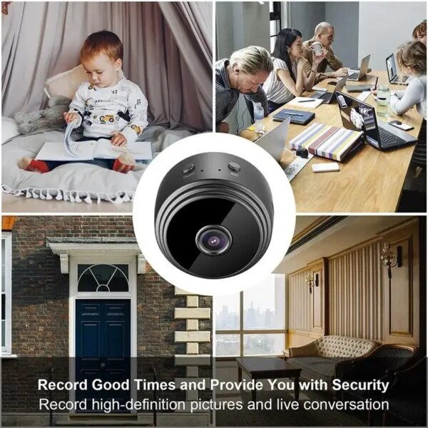 New A9 Mini Camera WiFi Wireless Security Protection Remote Monitor Camcorders Video Surveillance Smart Home Mini Cam HD Camera - Image 3