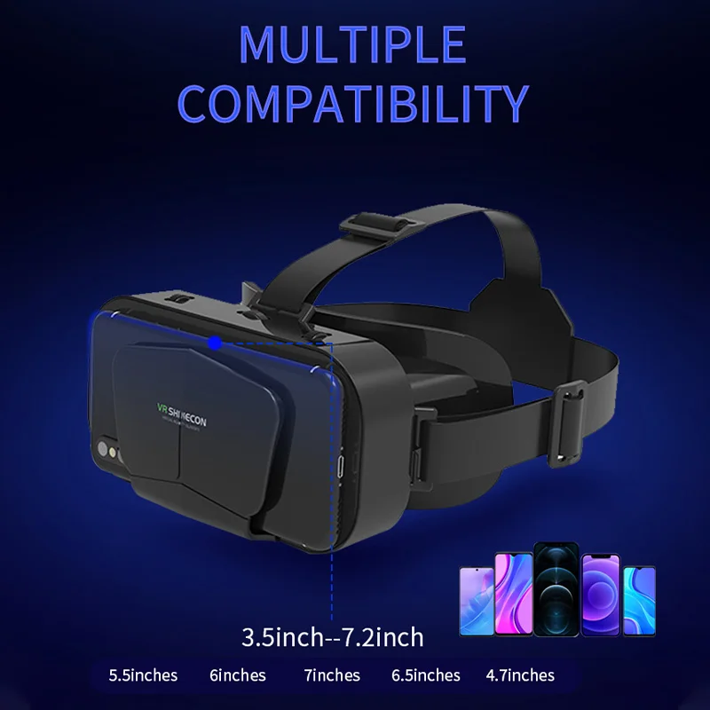 G10 IMAX Shinecon VR Glasses 3D Giant Screen Headset Virtual Reality Devices Helmet Google for Smartphone Support Controller