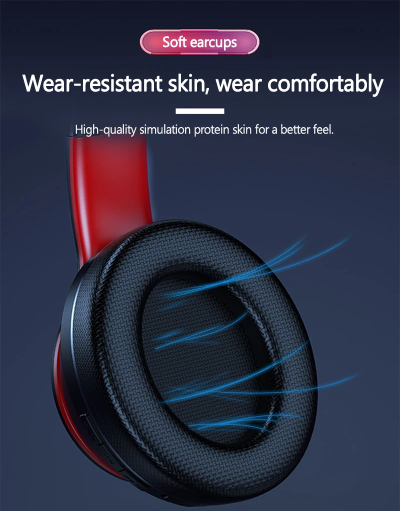 Lenovo HD200 Bluetooth Earphones Over-ear Foldable Computer Wireless Headphones Noise Cancellation HIFI Stereo Gaming Headset