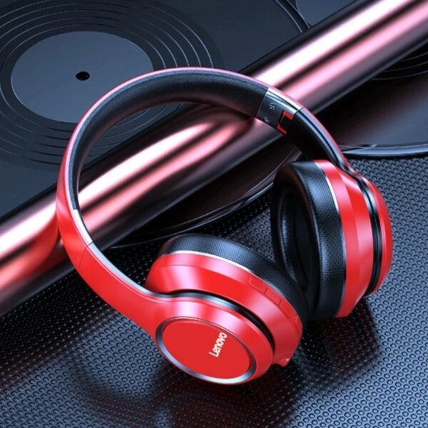 Lenovo HD200 Bluetooth Earphones Over-ear Foldable Computer Wireless Headphones Noise Cancellation HIFI Stereo Gaming Headset - Image 4