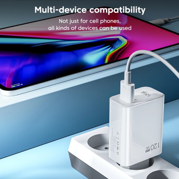 120W USB Fast Charger Quick Charge 3.0 USB C Cable Type C Charge Cable Phone Charger Adapter for iPhone 14 Xiaomi Samsung Huawei - Image 4