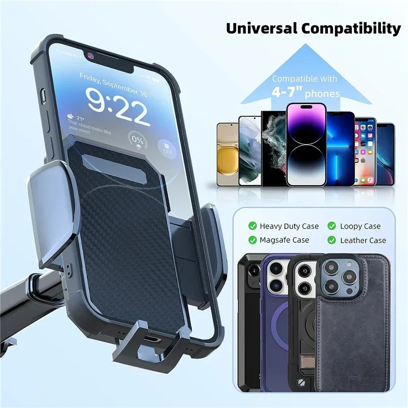 Universal Car Phone Holder Multifunctional Dashboard Windshield Air Vent Mount Sucker Phone GPS Holder For iPhone Samsung Xiaomi