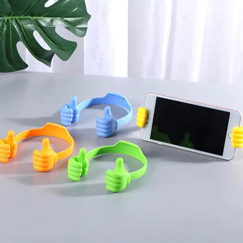 Thumbs-up Modeling Colorful Holder for Smart Phone Bracket Mobile Phones Stands Mount for IPhone for Samsung Tablet Desk Holders