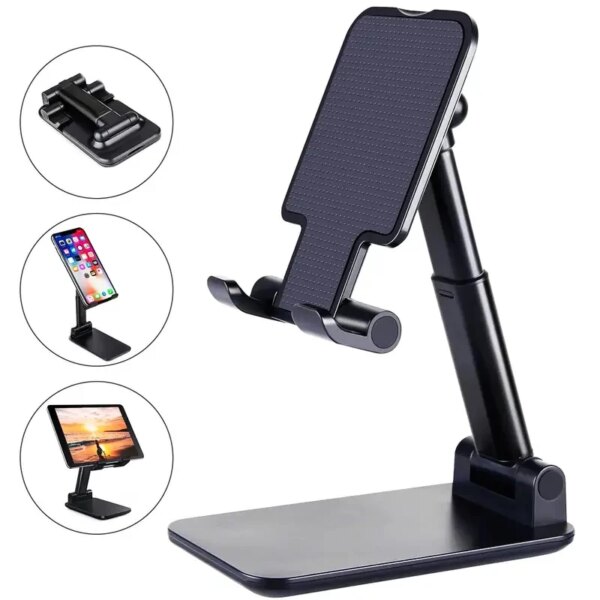 Desk Mobile Phone Holder Stand For IPhone IPad Xiaomi Adjustable Desktop Tablet Holder Universal Table Cell Phone Stand - Image 6