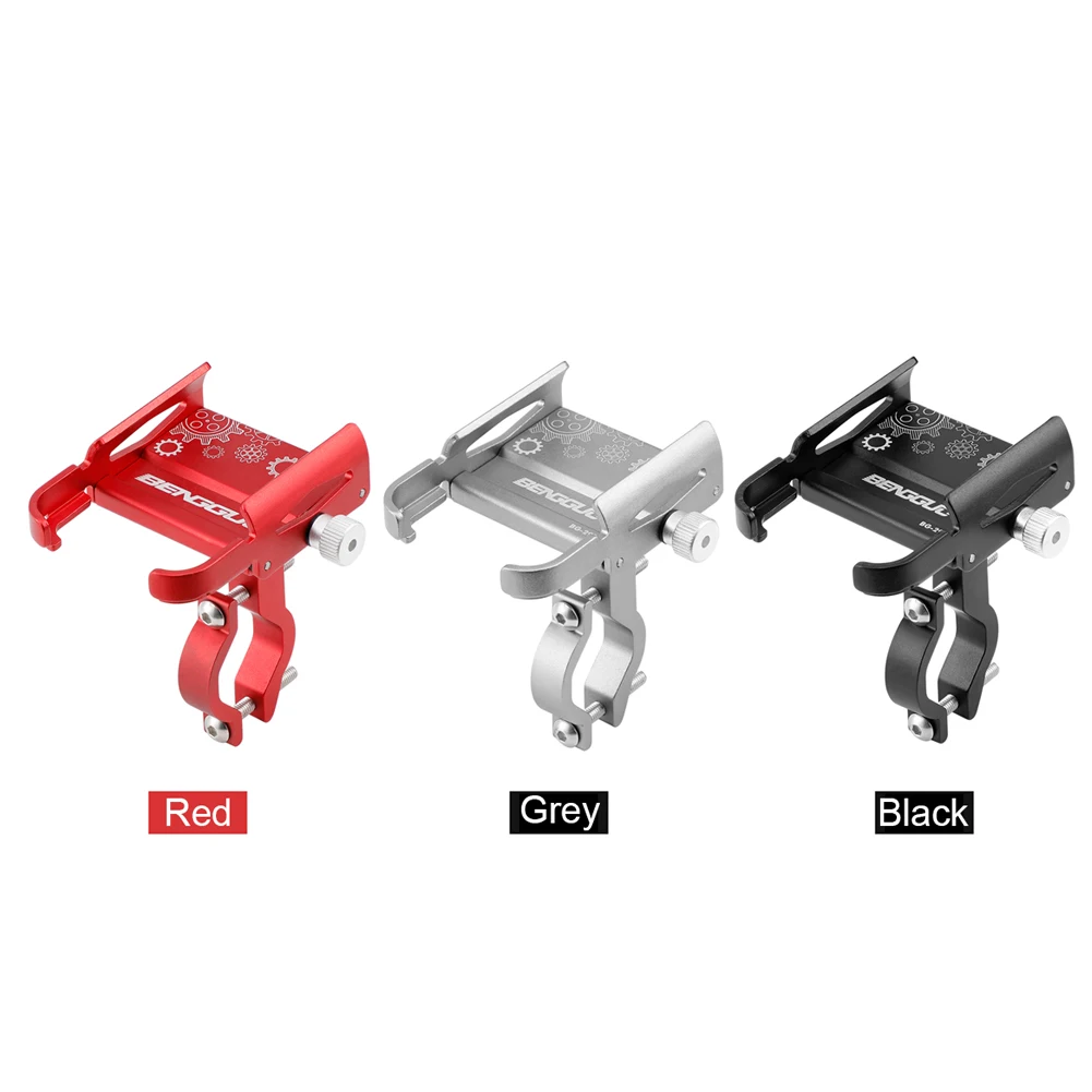 Bicycle Phone Holder 360° Rotation Aluminum Alloy MTB Bike Phone GPS Bracket Scooter Motorcycle Handlebar Mount Cell Phone Stand