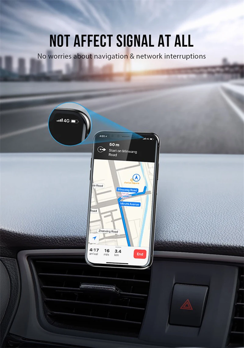 Magnetic Car Phone Holder Magnet Mount Bracket Stick on Car Dashboard Wall Mobile Cell Support in Car for iPhone Samsung Xiaomi