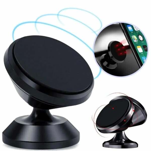 Magnetic Car Phone Holder Magnet Mount Bracket Stick on Car Dashboard Wall Mobile Cell Support in Car for iPhone Samsung Xiaomi - Image 3