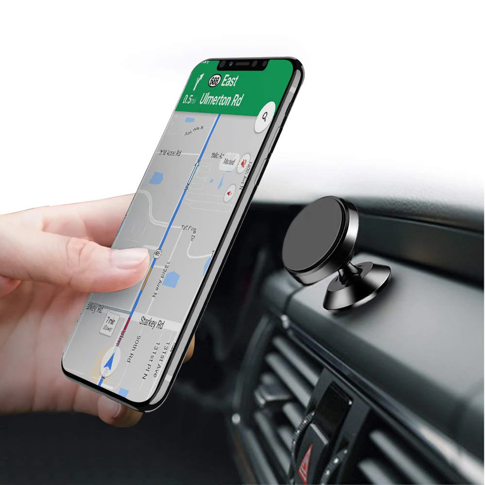 Magnetic Car Phone Holder Magnet Mount Bracket Stick on Car Dashboard Wall Mobile Cell Support in Car for iPhone Samsung Xiaomi