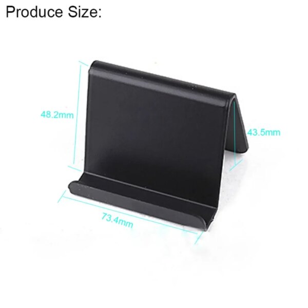 Lazy Bracket Mobile Phone Holder Table Desktop Stand Plastic Desk Mount Candy Color Mini Portable Holder Bracket for Smartphone - Image 2