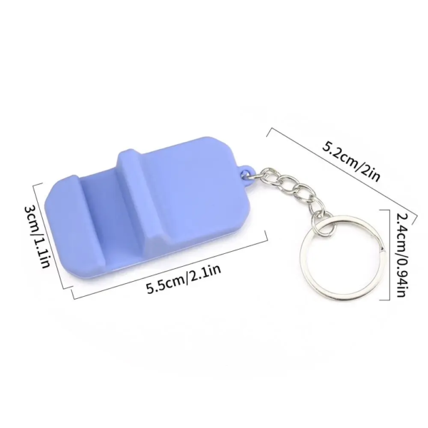 Keyring Phone Stand Creative Mobile Phone Holder Mini Desktop Decoration Support Bracket Portable Mobile Phone Accessories - Image 6