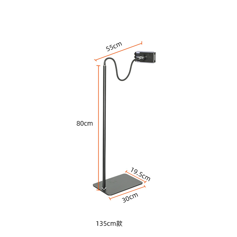 Upgraded Floor Stand For Cell Phone Holder Desktop Mobile Smartphone IPad Tablet Iphone Telephone Grip Support For Live Stream