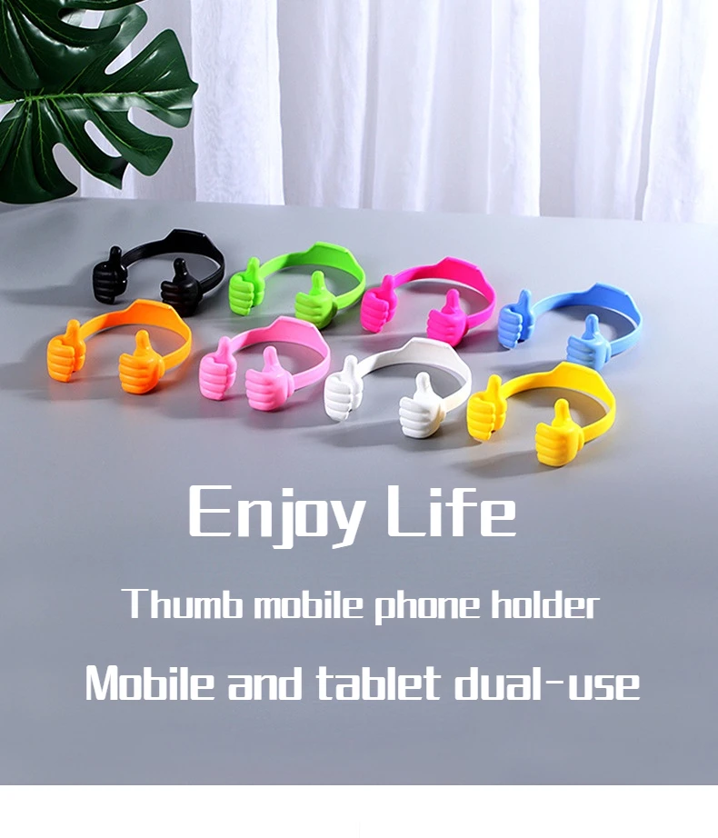 Thumbs-up Modeling Colorful Holder for Smart Phone Bracket Mobile Phones Stands Mount for IPhone for Samsung Tablet Desk Holders