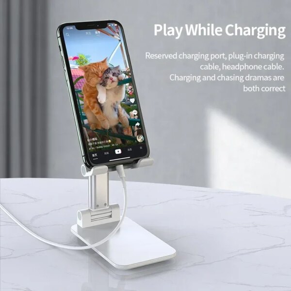 Mobile Phone Holder Universal Adjustable Multifunction Desktop Stand Standing For Xiaomi iPhone iPad Tablet Huawei Lazy Bracket - Image 4