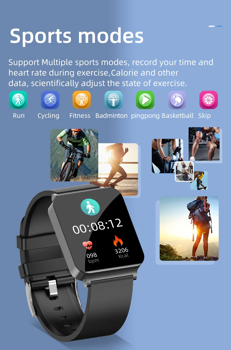 2023 Smartwatch Blood Sugar ECG+PPG Monitoring Blood Pressure Body Temperature Smart Watches For Men Women Clock Fitness Tracker