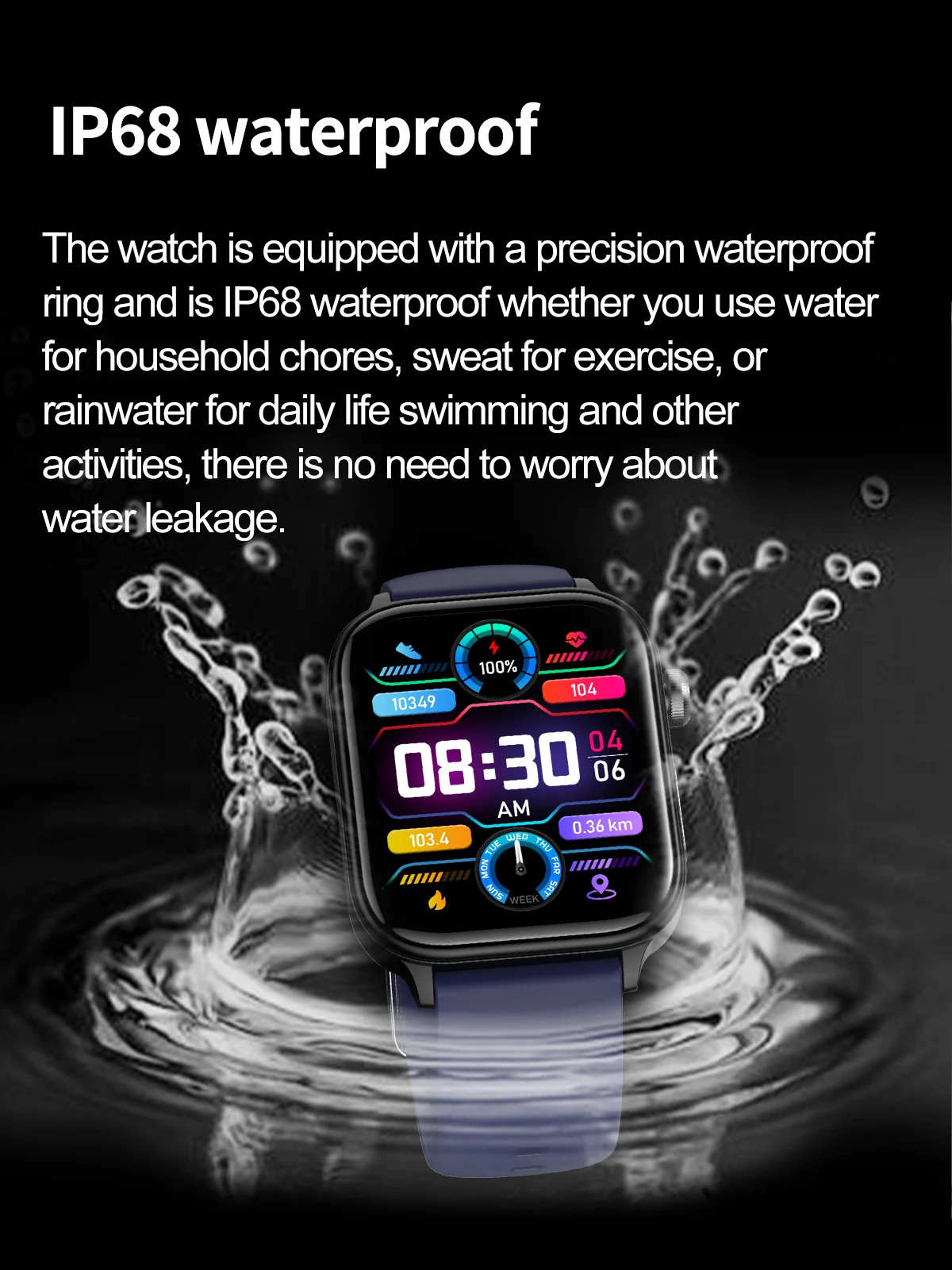 2024 New For Xiaomi Uric Acid Blood Fat Smart Watch Men Blood Sugar ECG+PPG Blood Pressure Bluetooth Call Sports Health Watches