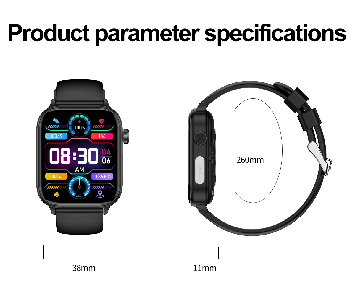 2024 New For Xiaomi Uric Acid Blood Fat Smart Watch Men Blood Sugar ECG+PPG Blood Pressure Bluetooth Call Sports Health Watches