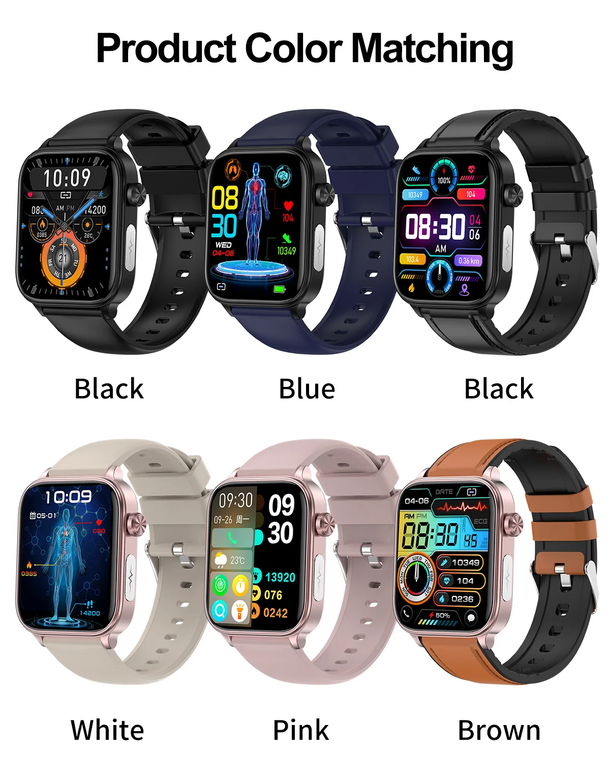 2024 New For Xiaomi Uric Acid Blood Fat Smart Watch Men Blood Sugar ECG+PPG Blood Pressure Bluetooth Call Sports Health Watches