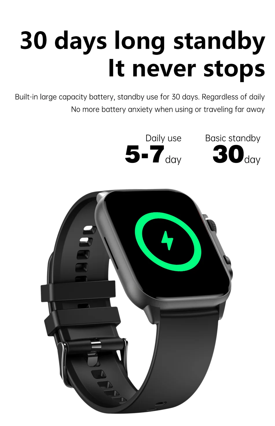 2024 New AMOLED Screen Ultra Smart Watch Always Show Time Bluetooth Call Series 8 High Refresh Rtae NFC Smartwatch Sport Watches