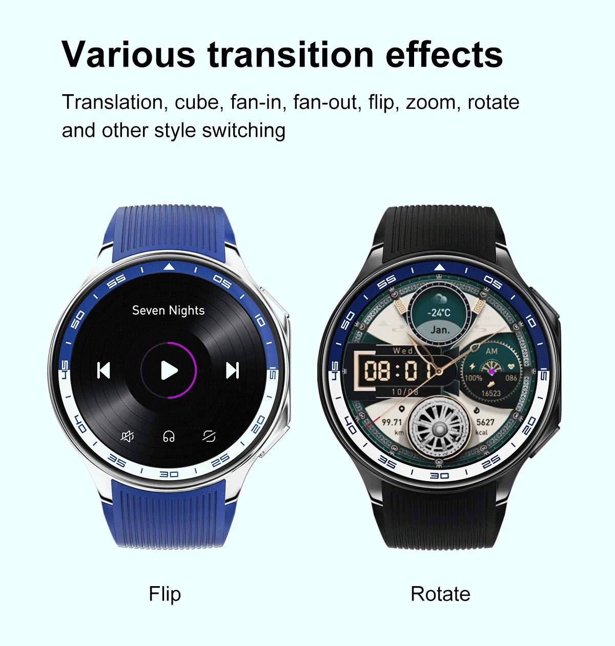 High-End Men Business Watch For Samsung OPPO Watch X 4G Large Memory Video playback Smartwatch Sport Fitness Waterproof Watches