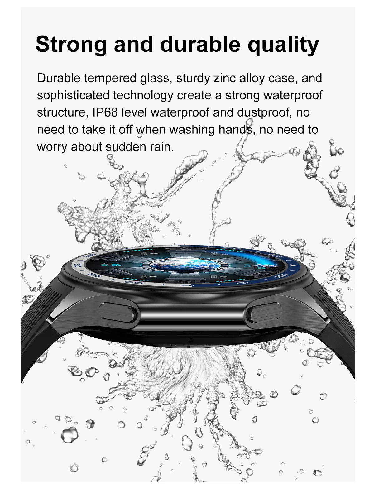 High-End Men Business Watch For Samsung OPPO Watch X 4G Large Memory Video playback Smartwatch Sport Fitness Waterproof Watches