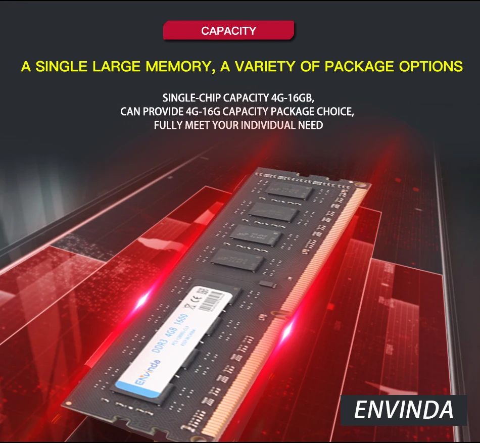 ENVINDA DDR4 RAM 8GX2 16GX2 3200MHz RGB RAM 32G 16G 64G Dual Channel DIMM Memoria Ram 1.35V DDR4 RGB RAM for Desktop