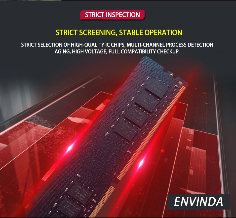 ENVINDA PC DDR3 DDR4 8GB 16GB Ram 1600 2666 3200 MHz Computer High Quality Memory Desktop Dimm Only Support PC AMD