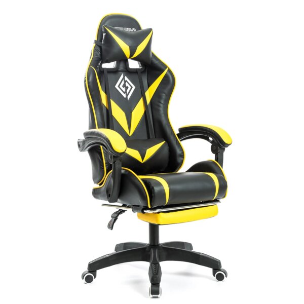 Gaming Chair Office Chair Massage Racing Computer Desk Chairs Headrest Ergonomic Massage Lumbar Support High Back Adjustable - Image 2