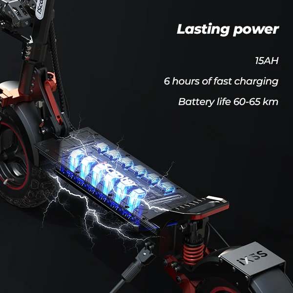 iScooter ix5s 1000W Powerful Electric Scooter 15AH Battery Adult Electric Scooter 45km/h Electric Kick Scooter