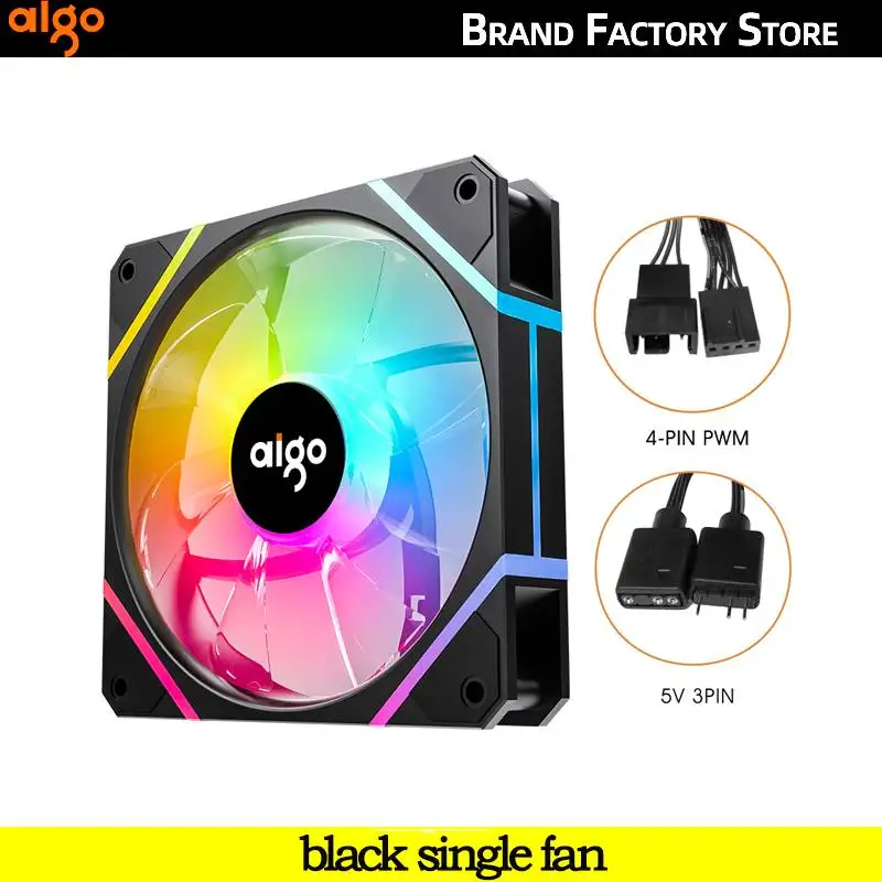 black single fan