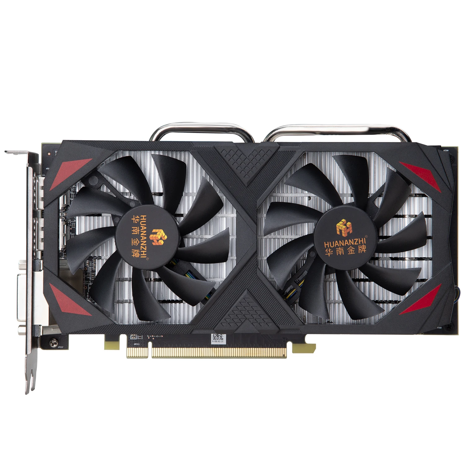 HUANANZHI RX 580 8G 16G 2048SP Graphics Cards 256Bit GDDR5 HDMI-Compatible DP DVI GPU RX580 8G Video Card