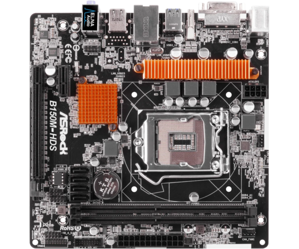 Asrock B150M-HDS Motherboard LGA 1151 DDR4 32G SATA3 USB3.0 VGA DVI Micro-ATX Supports 7th and 6th Gen Core i3	i3-6100 cpu