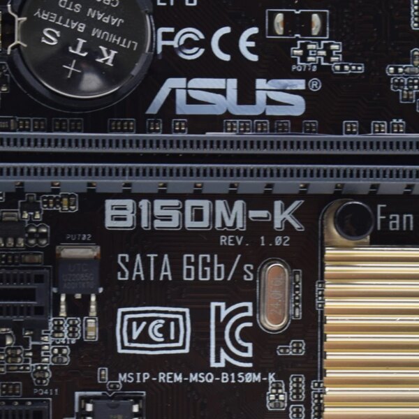 ASUS B150M-K Motherboard LGA 1151 DDR4 32G SATA3 USB3.0 VGA DVI Micro-ATX Supports 7th/6th Gen Core i3-6100 cpu - Image 5