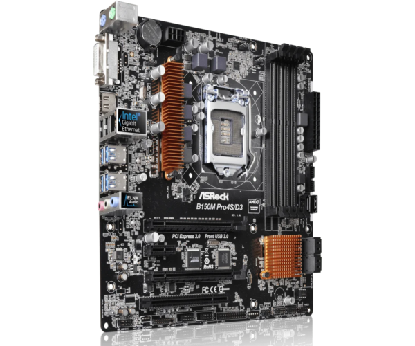 ASRock B150M PRO4S/D3 Motherboard LGA 1151 Intel B150 DDR4 64GB Micro ATX support i5-6500 i3-6100 i5-7600 i3-6300 cpu - Image 4