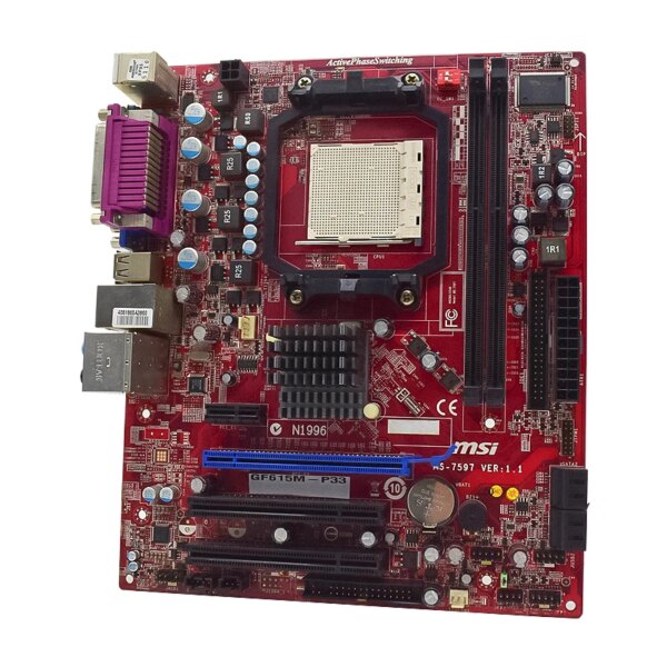 MSI GF615M-P33 Motherboard AM3  NVIDIA NF6100-430 DDR3 8GB  Micro ATX support Athlon II X2 x240 x245 405e x275 cpu