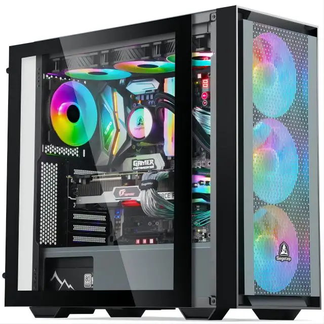 New Design Gaming PC High trend Configuration I7 I9 E5-2650 cpu with 16G  Brand for Personal Use DIY Assembly Desktop PC gamer